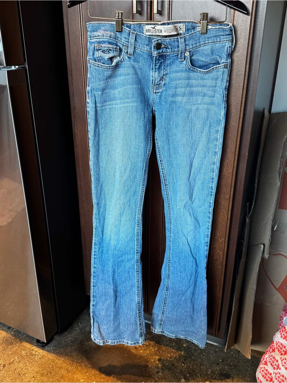 Vintage Y2K Hollister Cali Flare Jeans Women’s 5L Medium Wash Denim - Picture 9 of 12